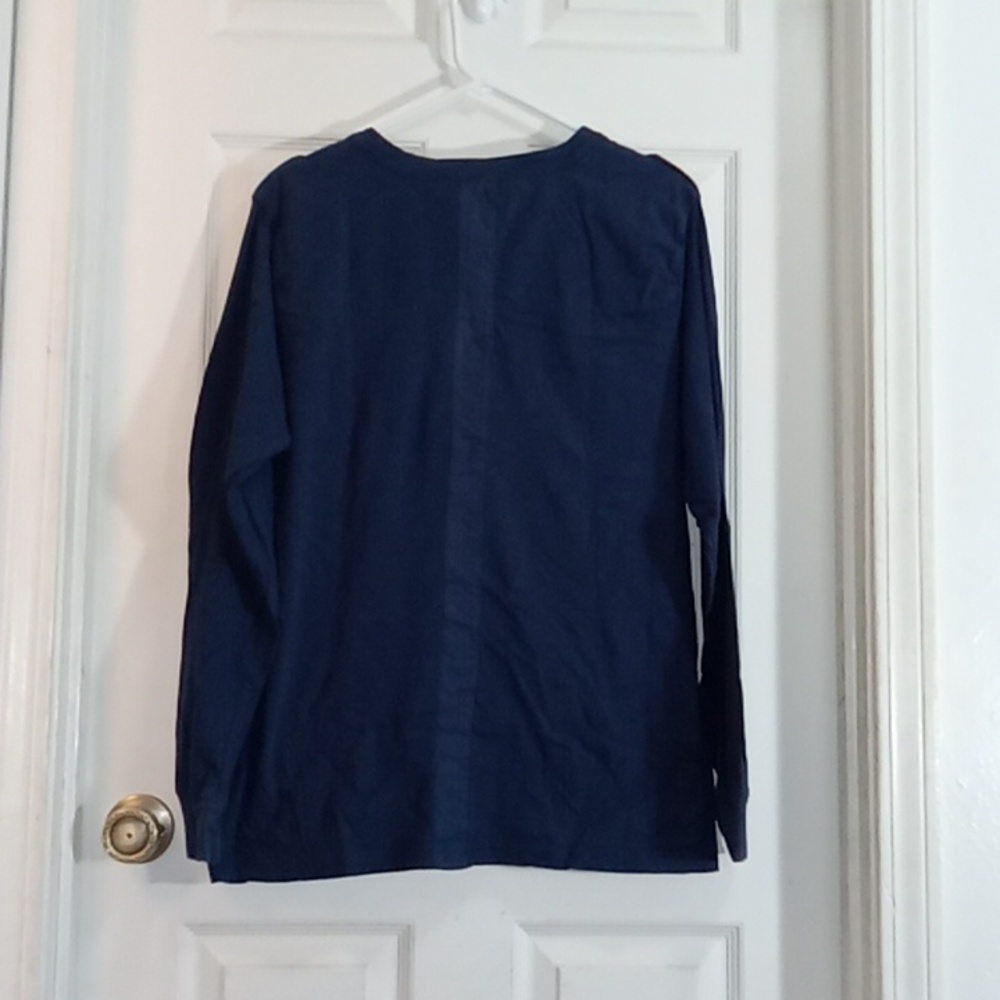 Harley-Davidson Long Sleeve Henley Dark Blue Mens Extra Large - Picture 2 of 7